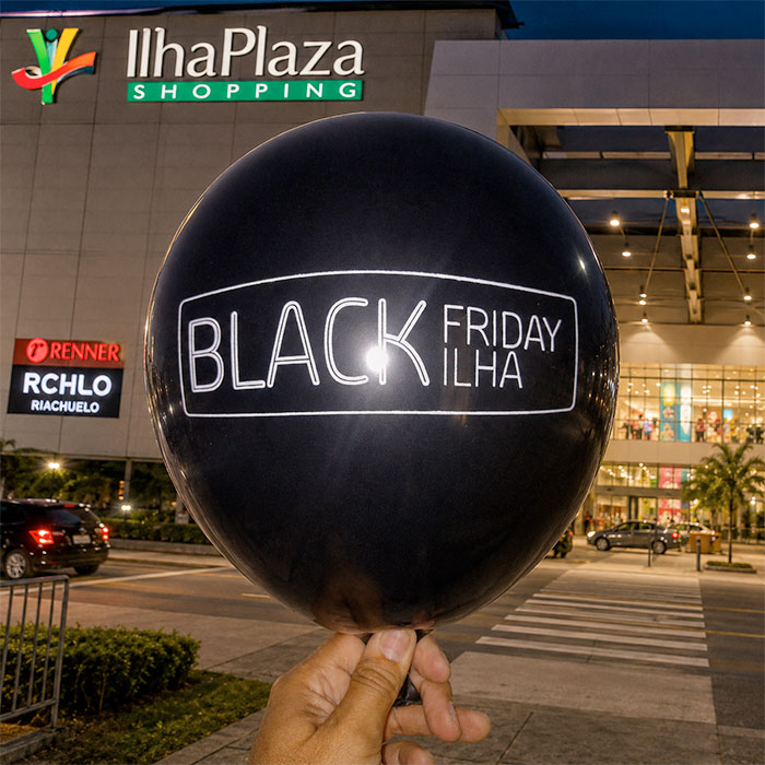 Exemplo de balão de látex personalizado