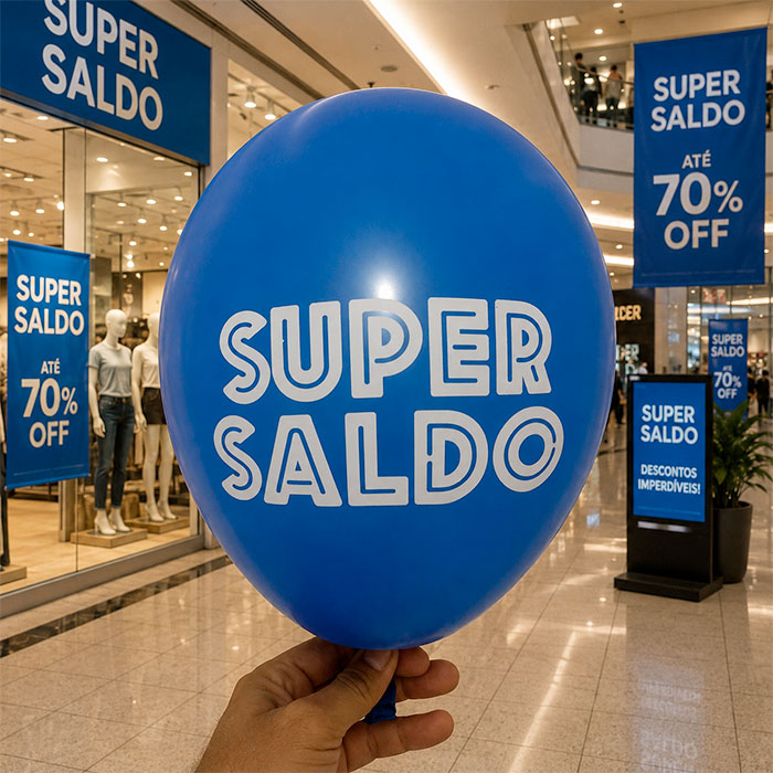 Balão personalizado com logomarca