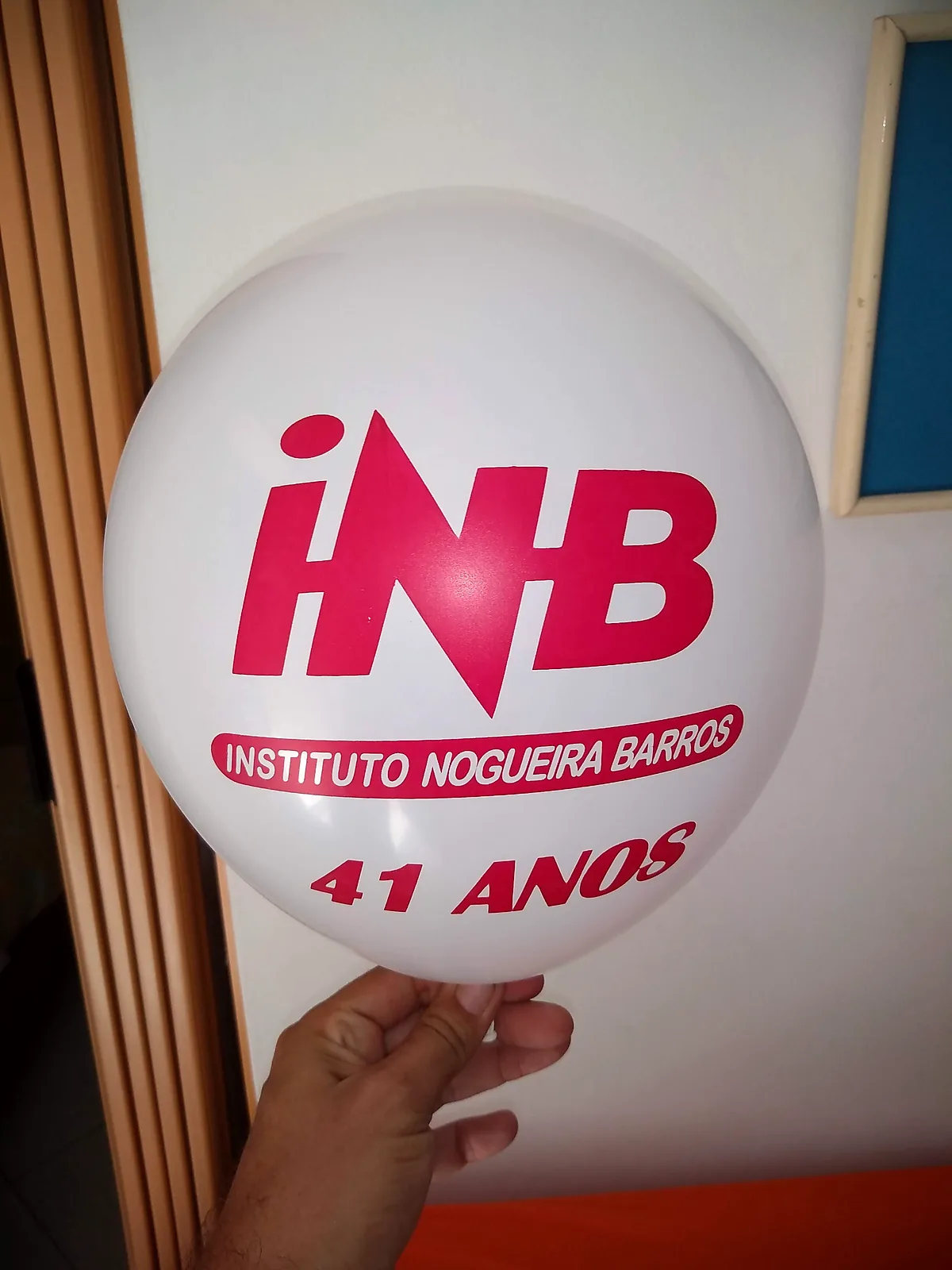 Balão personalizado Instituto Mongeral para evento