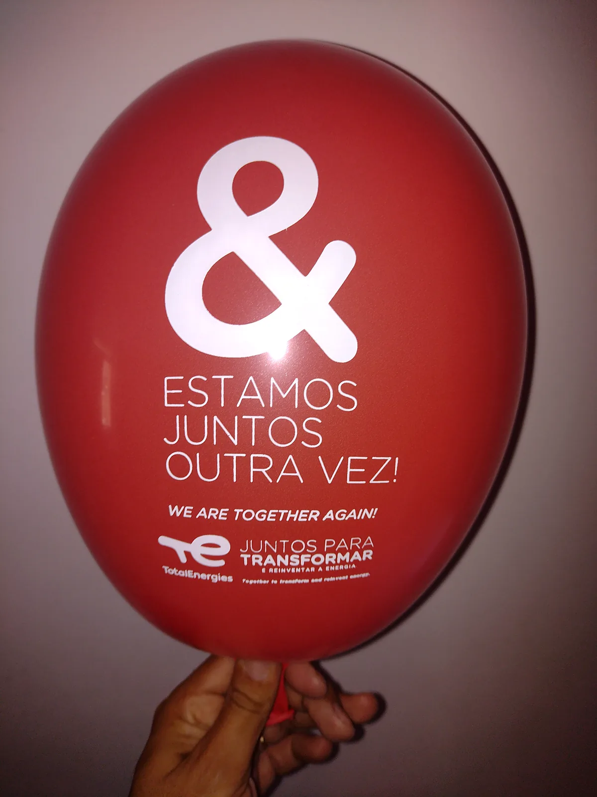 Balão vermelho personalizado para evento
