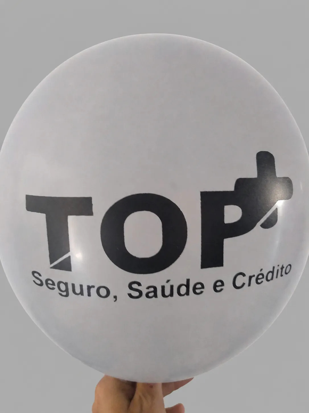 Segundo balão branco personalizado para corretora
