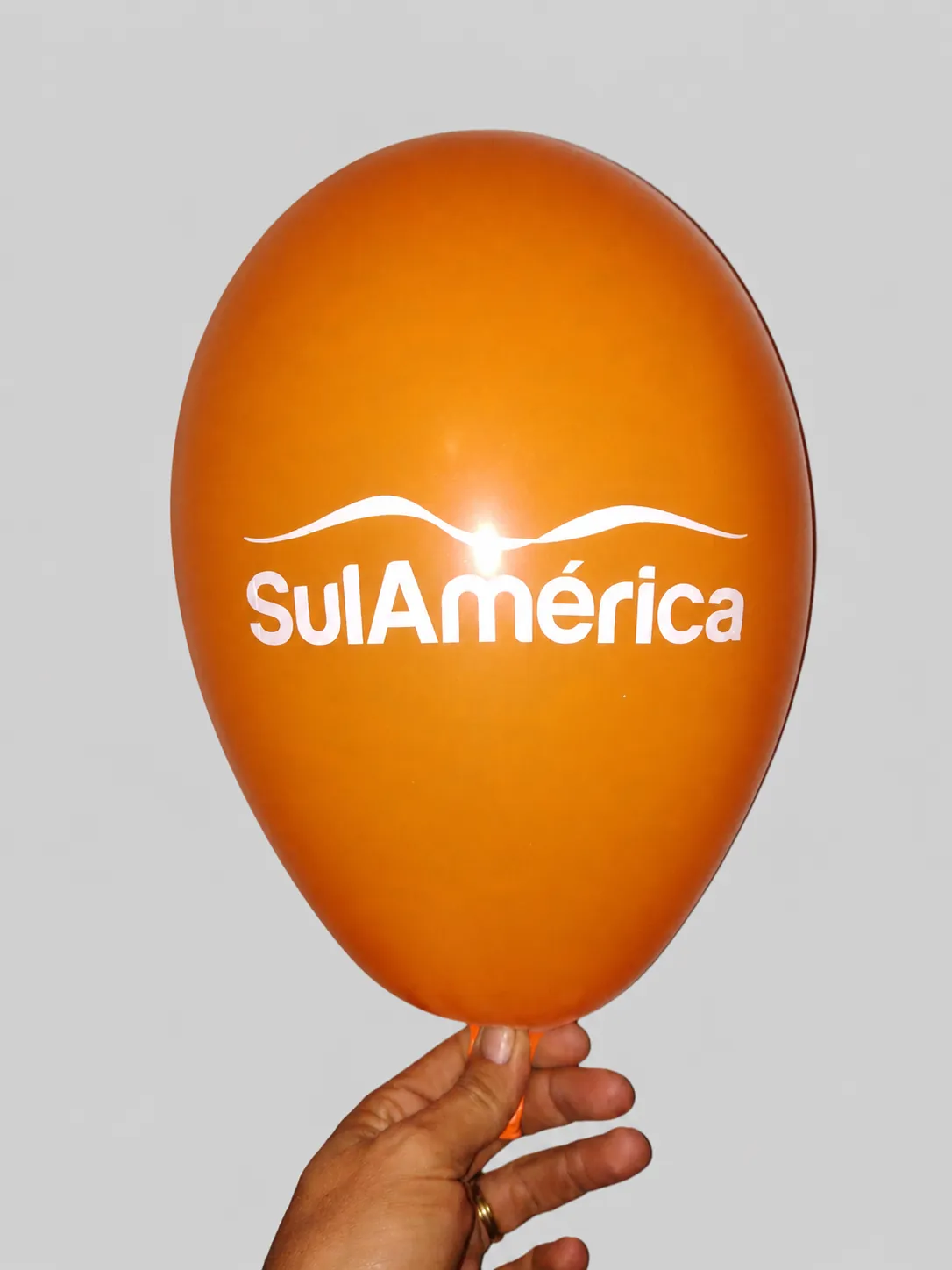 Balão laranja personalizado SulAmérica