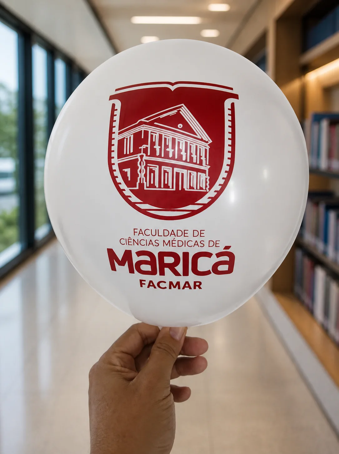 Exemplo de balão personalizado para empresas atendidas em Campinas