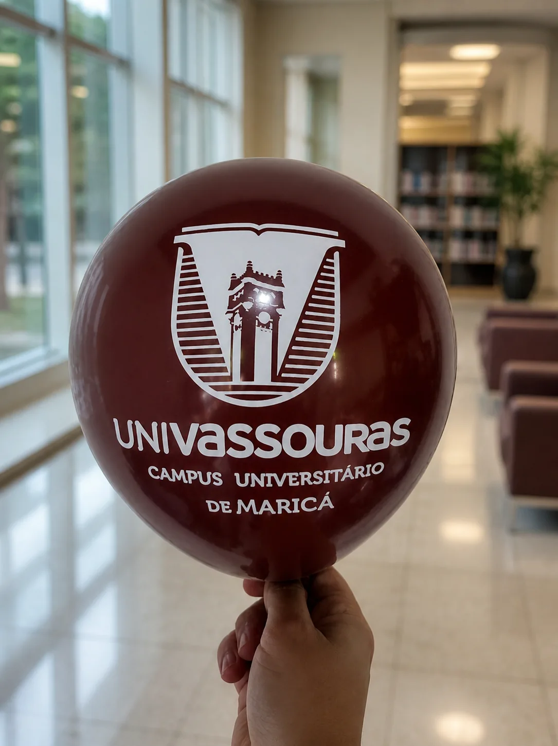 Balão personalizado produzido para cliente empresarial da Região Sudeste