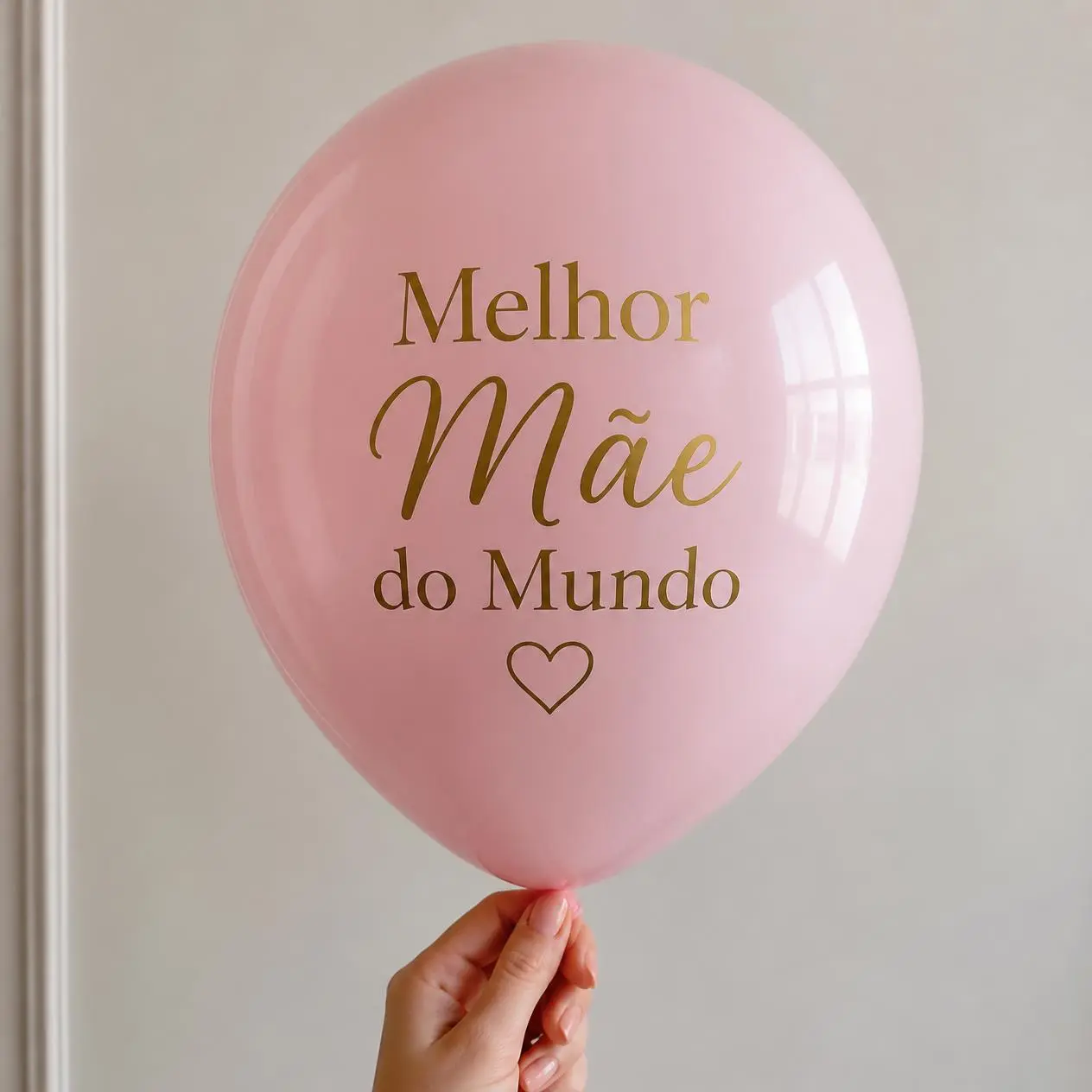 Balão personalizado para Dia das Mães, modelo 3