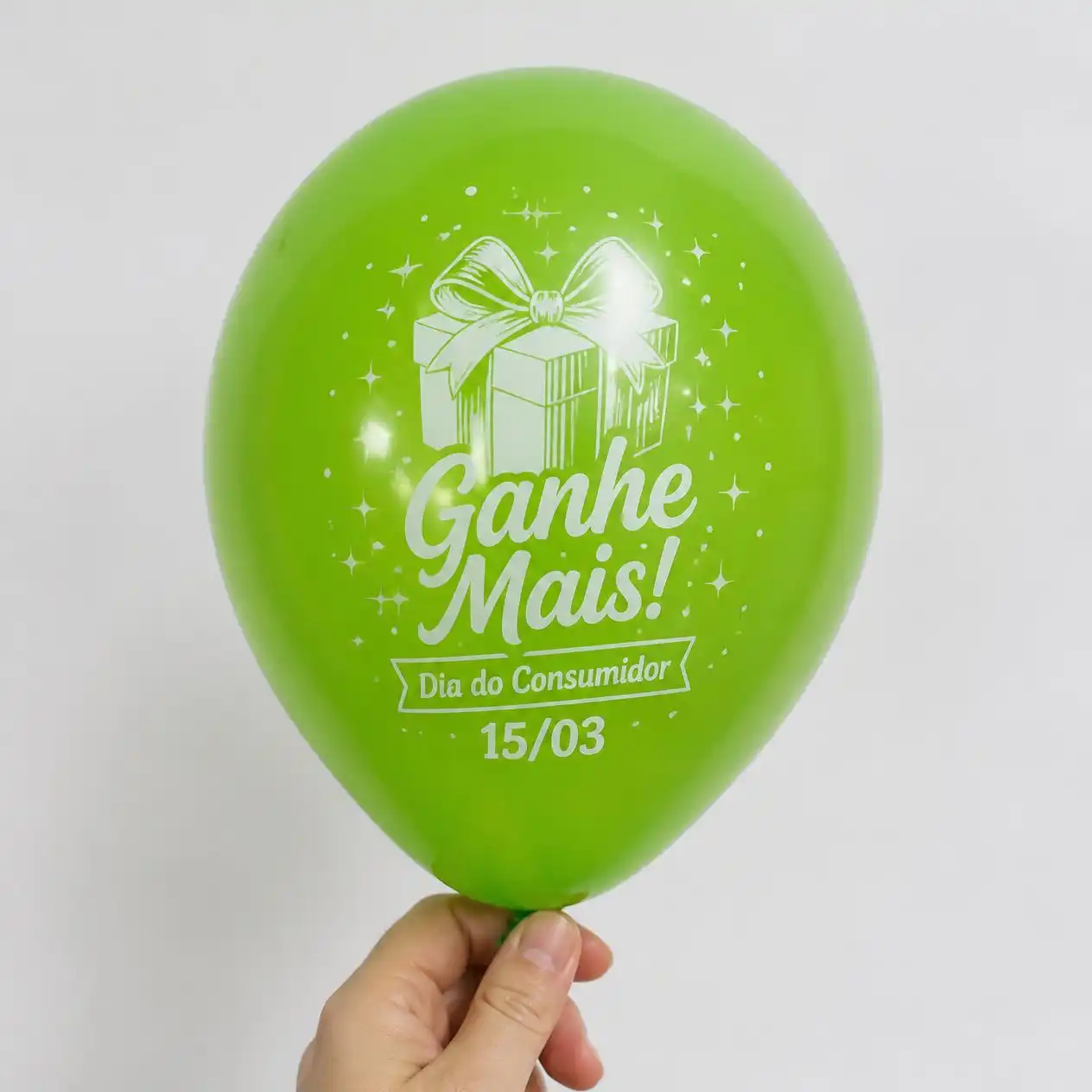 Balão personalizado para Dia do Consumidor, modelo 4