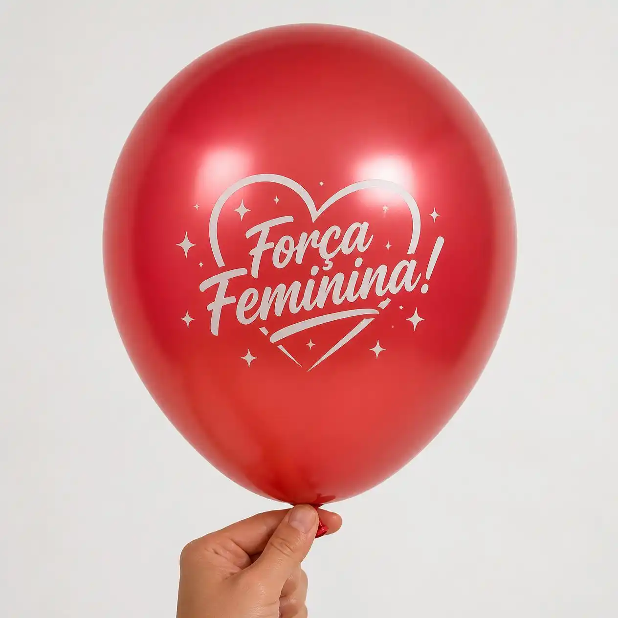 Balão personalizado para Dia Internacional da Mulher, modelo 4