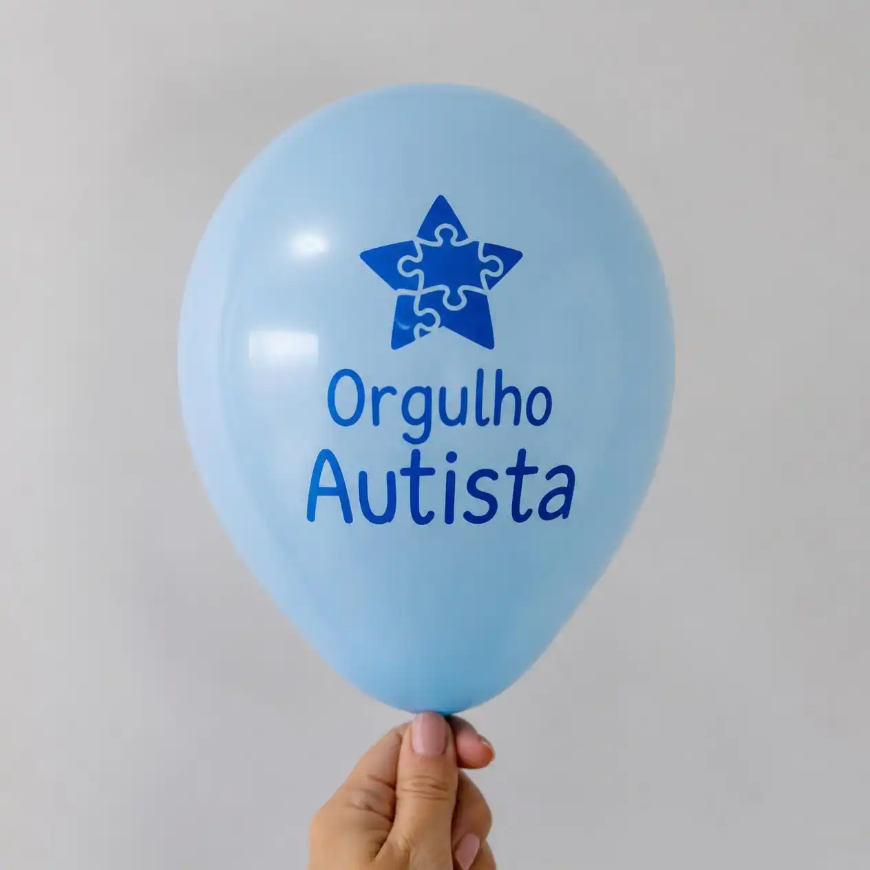 Balão personalizado para Dia Mundial de Conscientização do Autismo