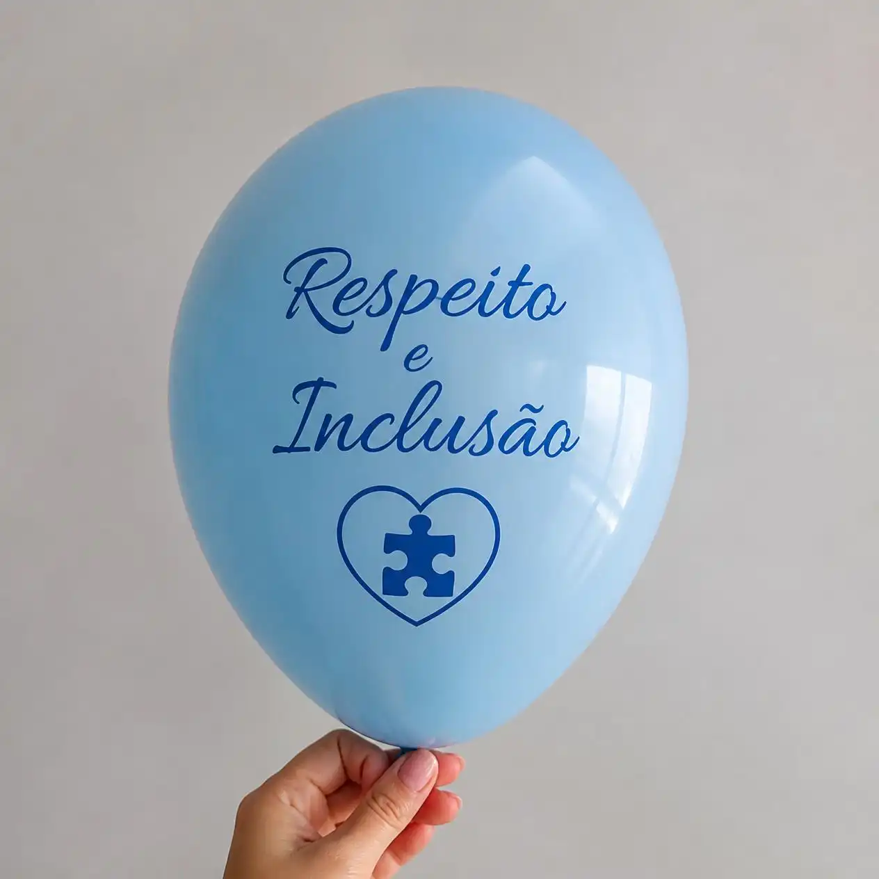 Balão personalizado para Dia Mundial de Conscientização do Autismo, modelo 2