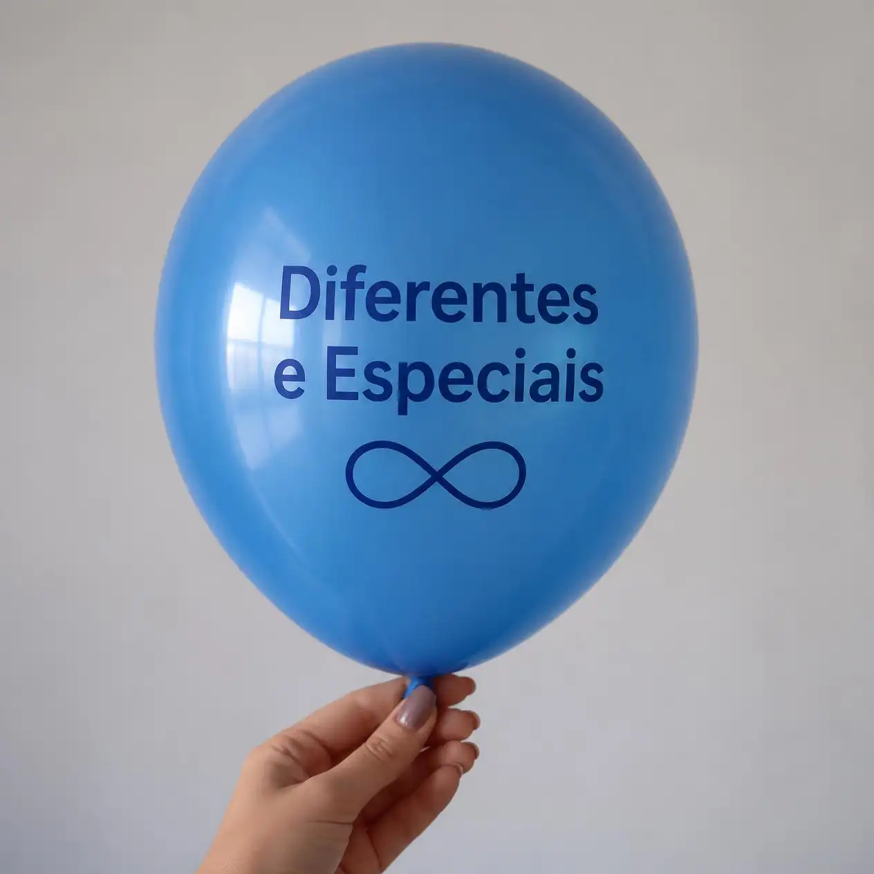 Balão personalizado para Dia Mundial de Conscientização do Autismo, modelo 3