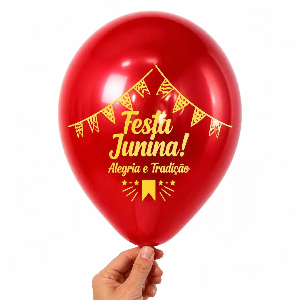 Balão personalizado para Festas Juninas, modelo 4