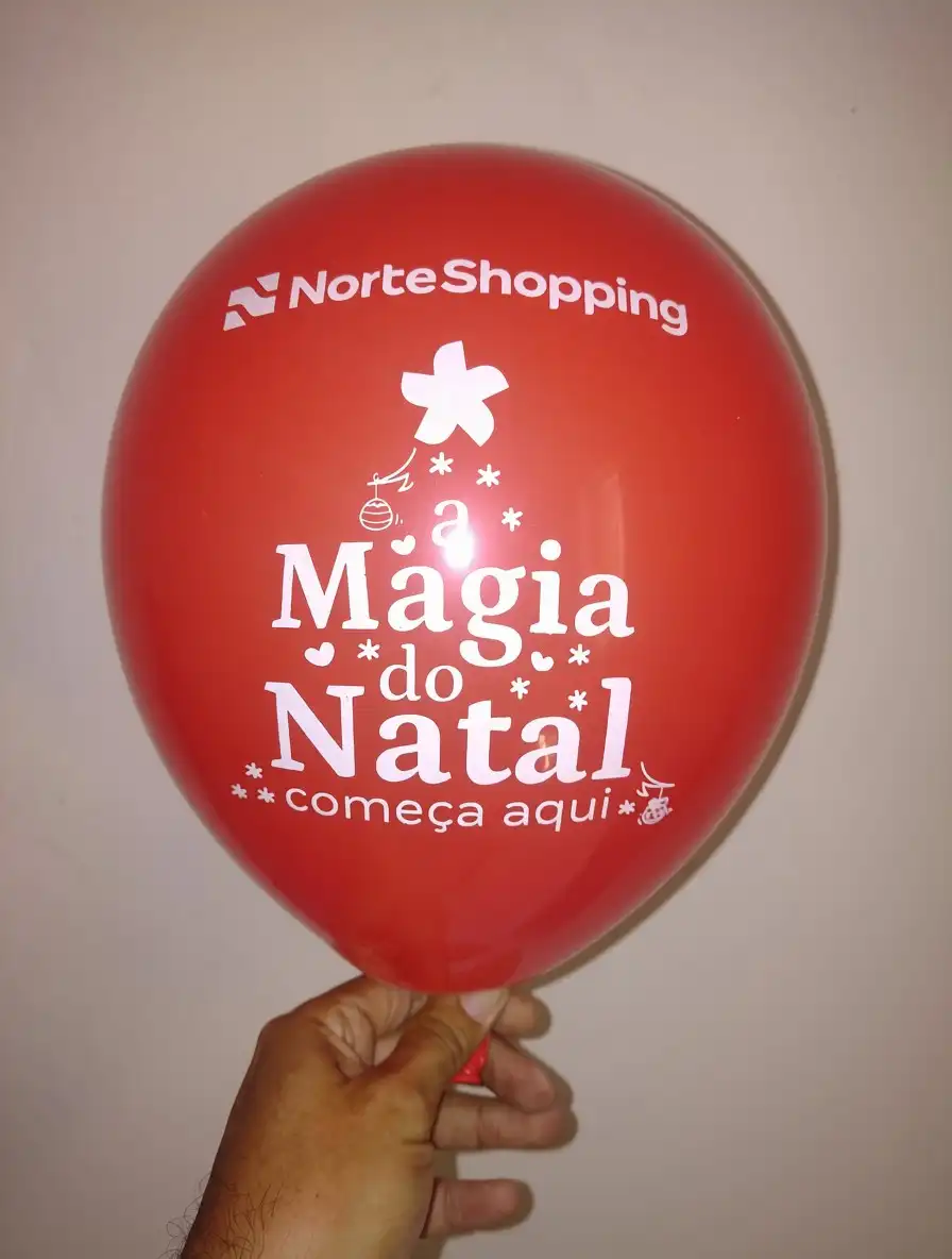 Balão personalizado para Natal