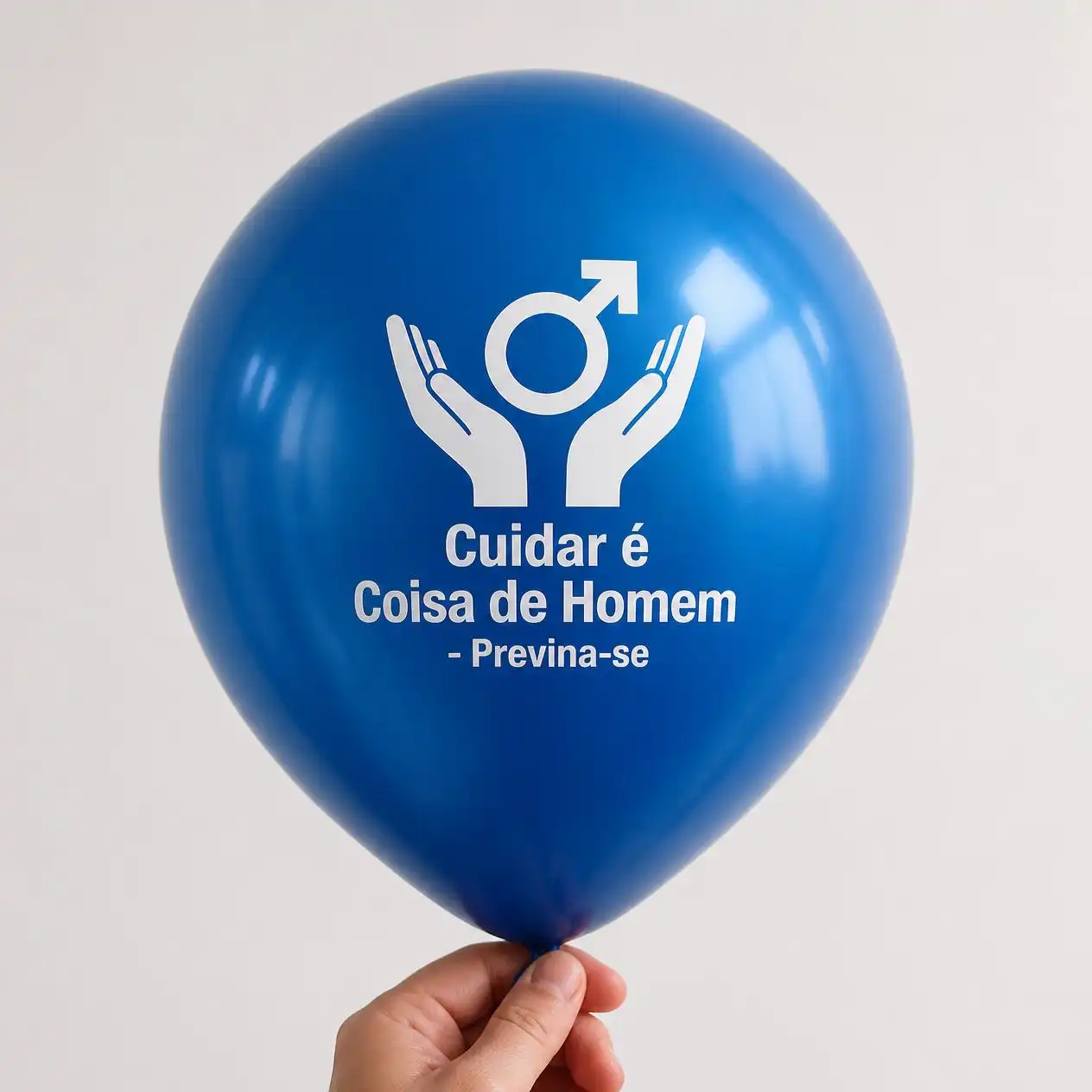 Balão personalizado para Novembro Azul, modelo 2