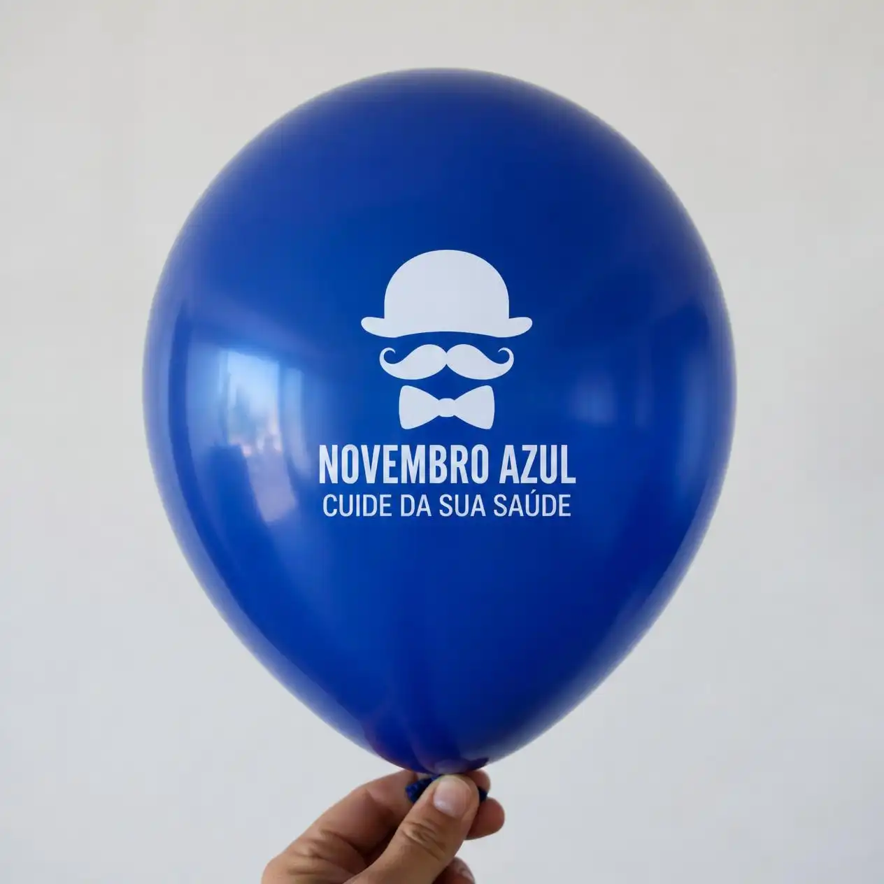 Balão personalizado para Novembro Azul, modelo 4