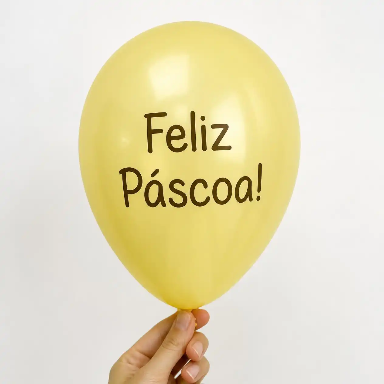 Balão personalizado para Páscoa, modelo 2