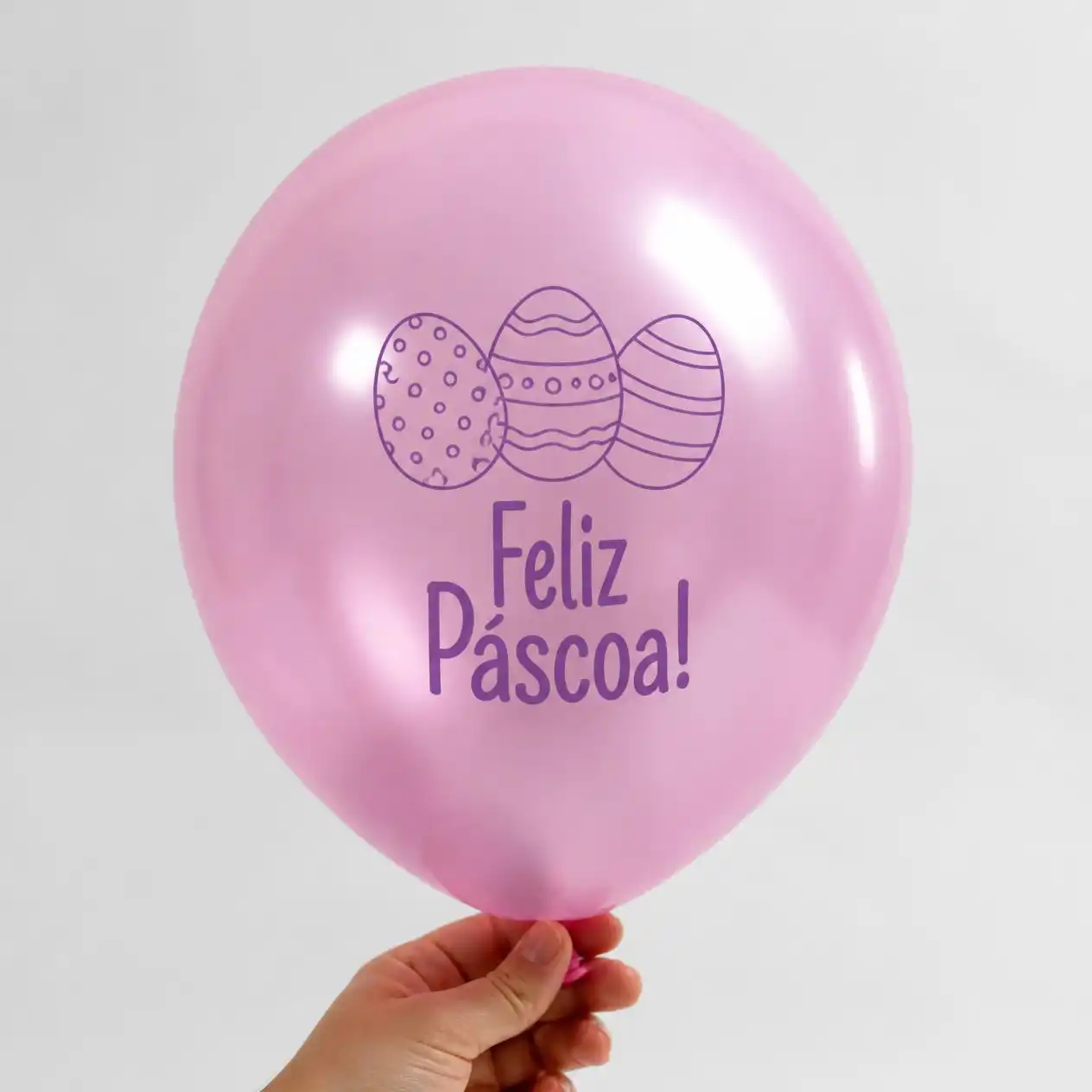 Balão personalizado para Páscoa, modelo 4