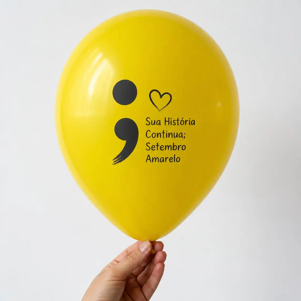 Balão personalizado para Setembro Amarelo