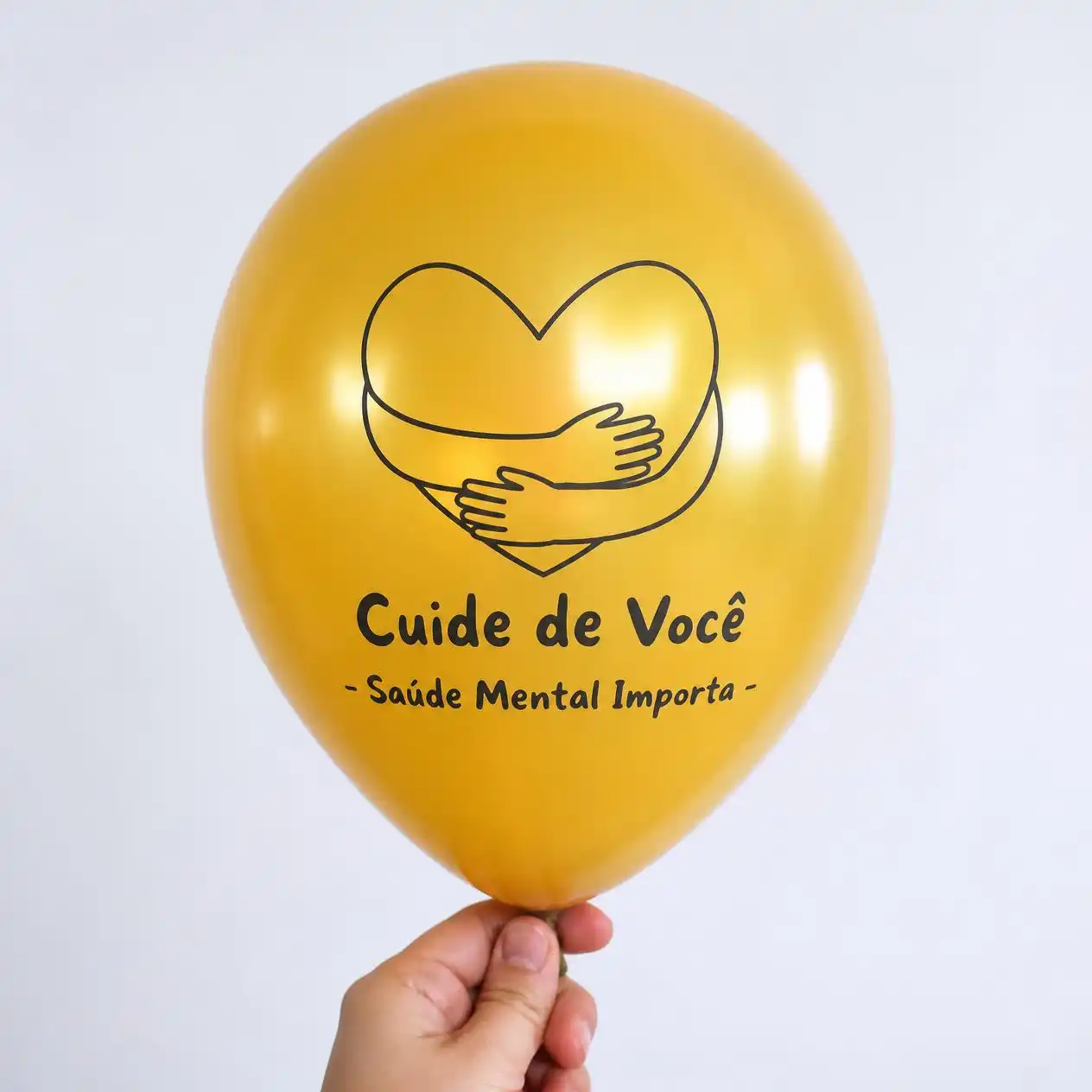 Balão personalizado para Setembro Amarelo, modelo 3