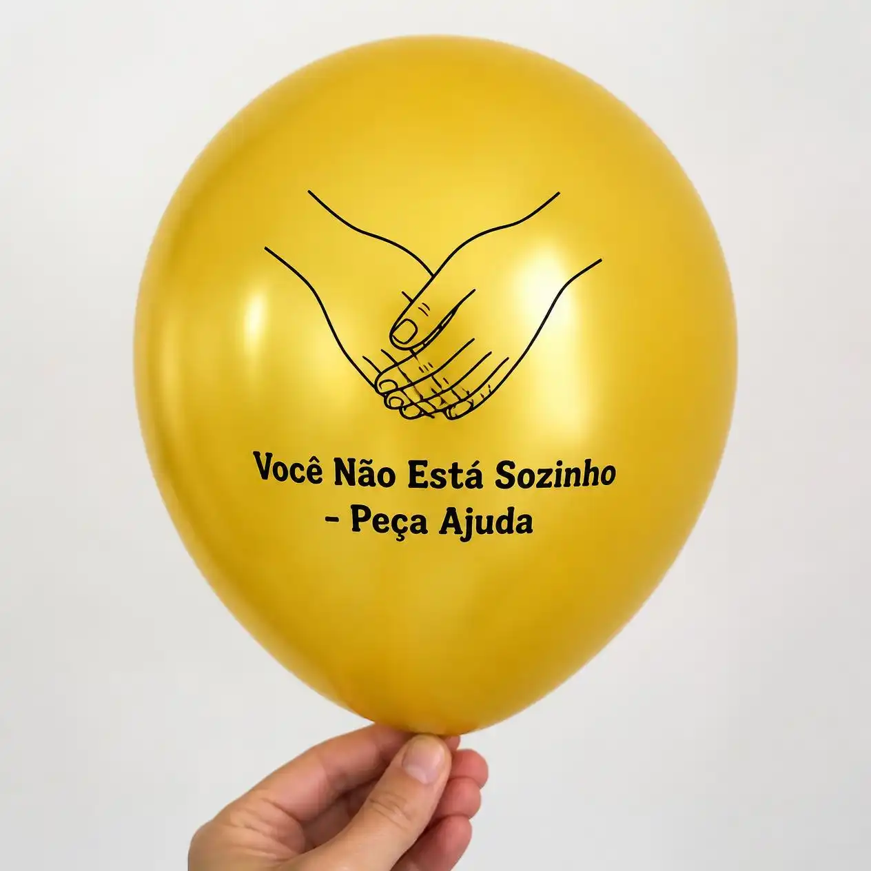Balão personalizado para Setembro Amarelo, modelo 4