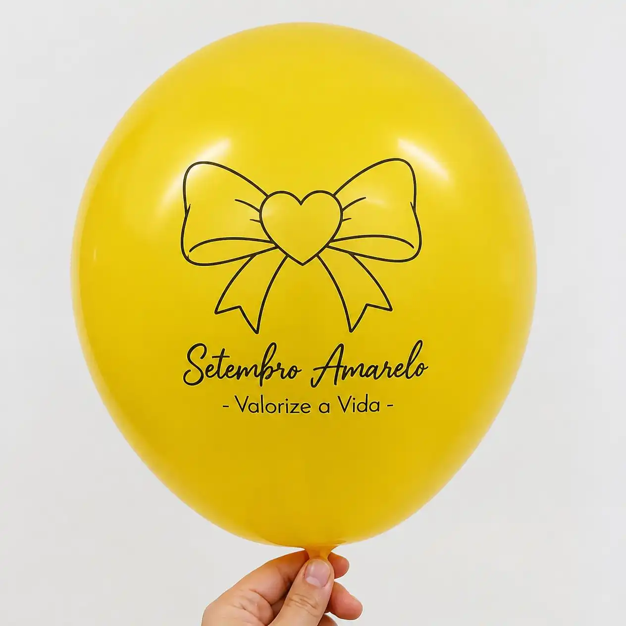 Balão personalizado para Setembro Amarelo, modelo 5