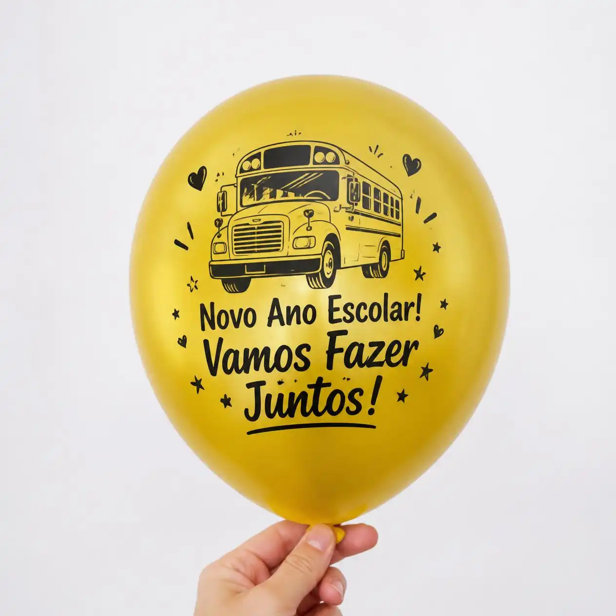 Balão personalizado para Volta às Aulas