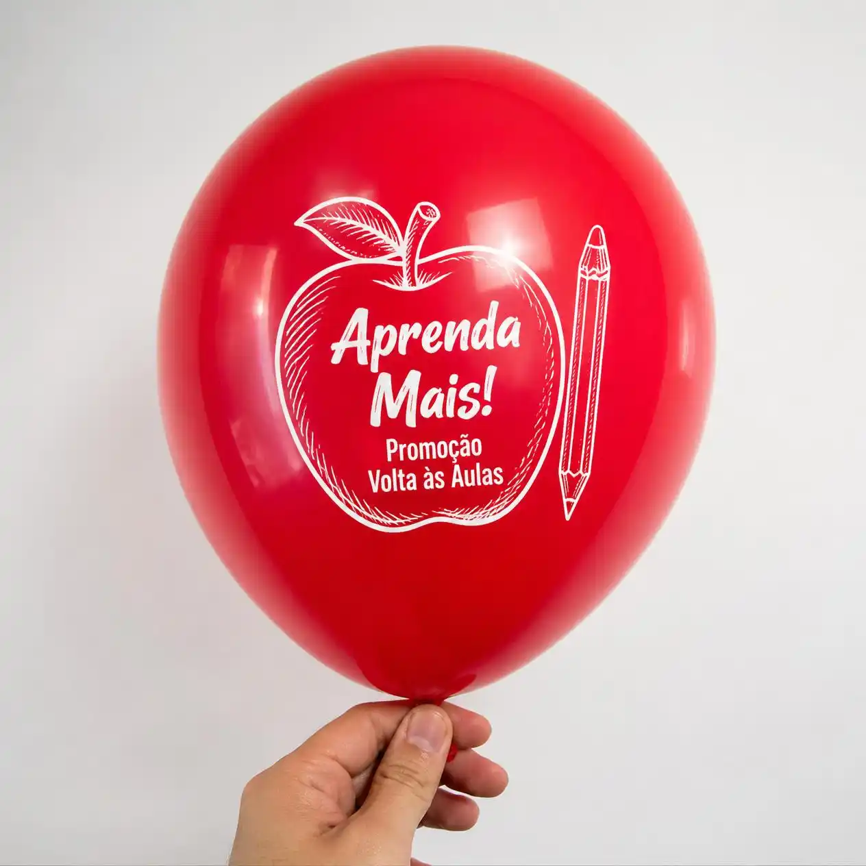 Balão personalizado para Volta às Aulas, modelo 4